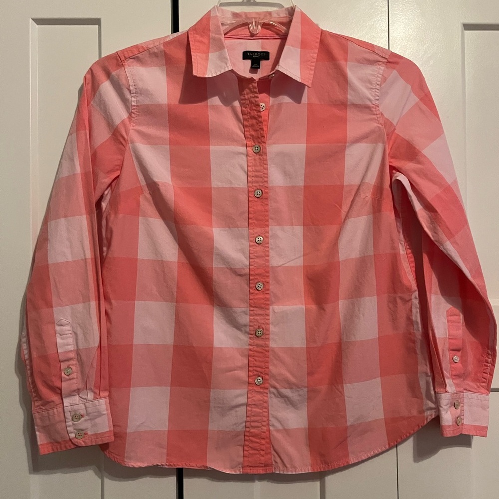 Talbots Petites size small button up blouse.